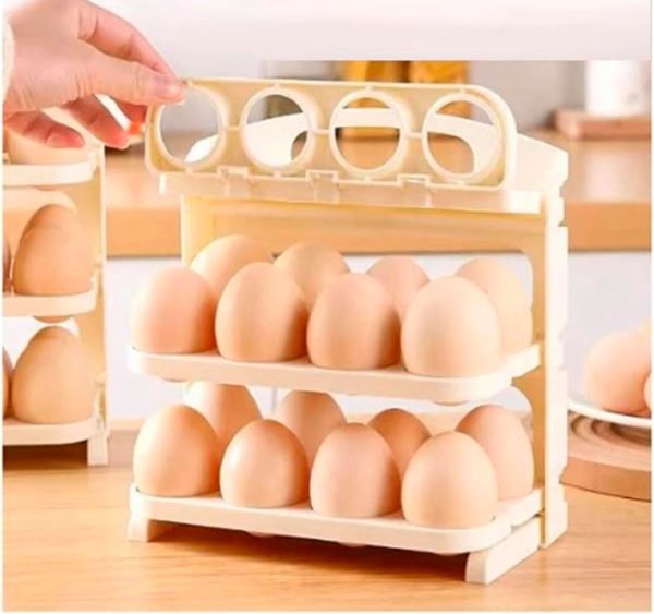 3 Layer Folding Egg Tray