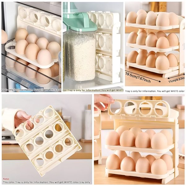 3 Layer Folding Egg Tray