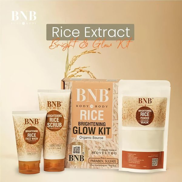 Bnb-rice Extract Brightening Skincare Kit