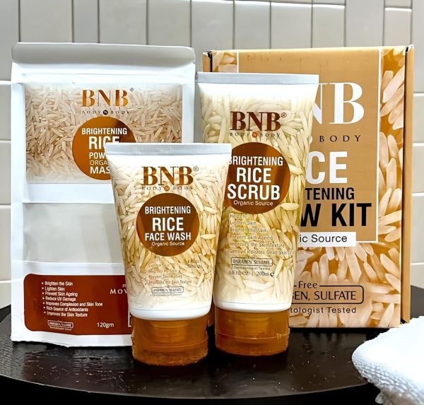 Bnb-rice Extract Brightening Skincare Kit