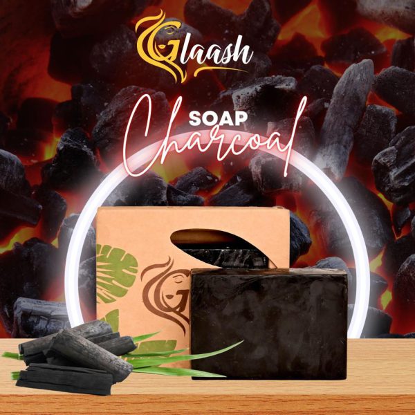 Glaash Charcoal Organic Soap Bar 100gm