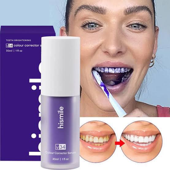 Hismile V34 Teeth Removing  Protection Purple Orthopedic Toothpaste