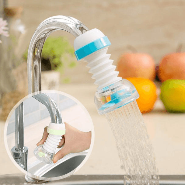 Kitchen Shower Fan Faucet Water-saving Filter