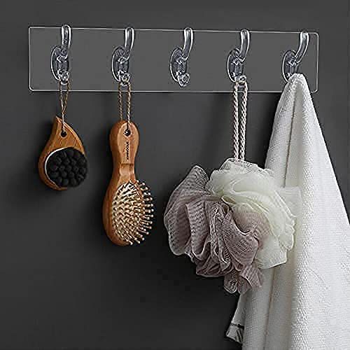 Transparent Door Wall Hook